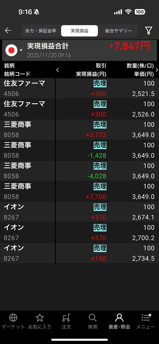 よしよし。
後はチャンスを待とう！