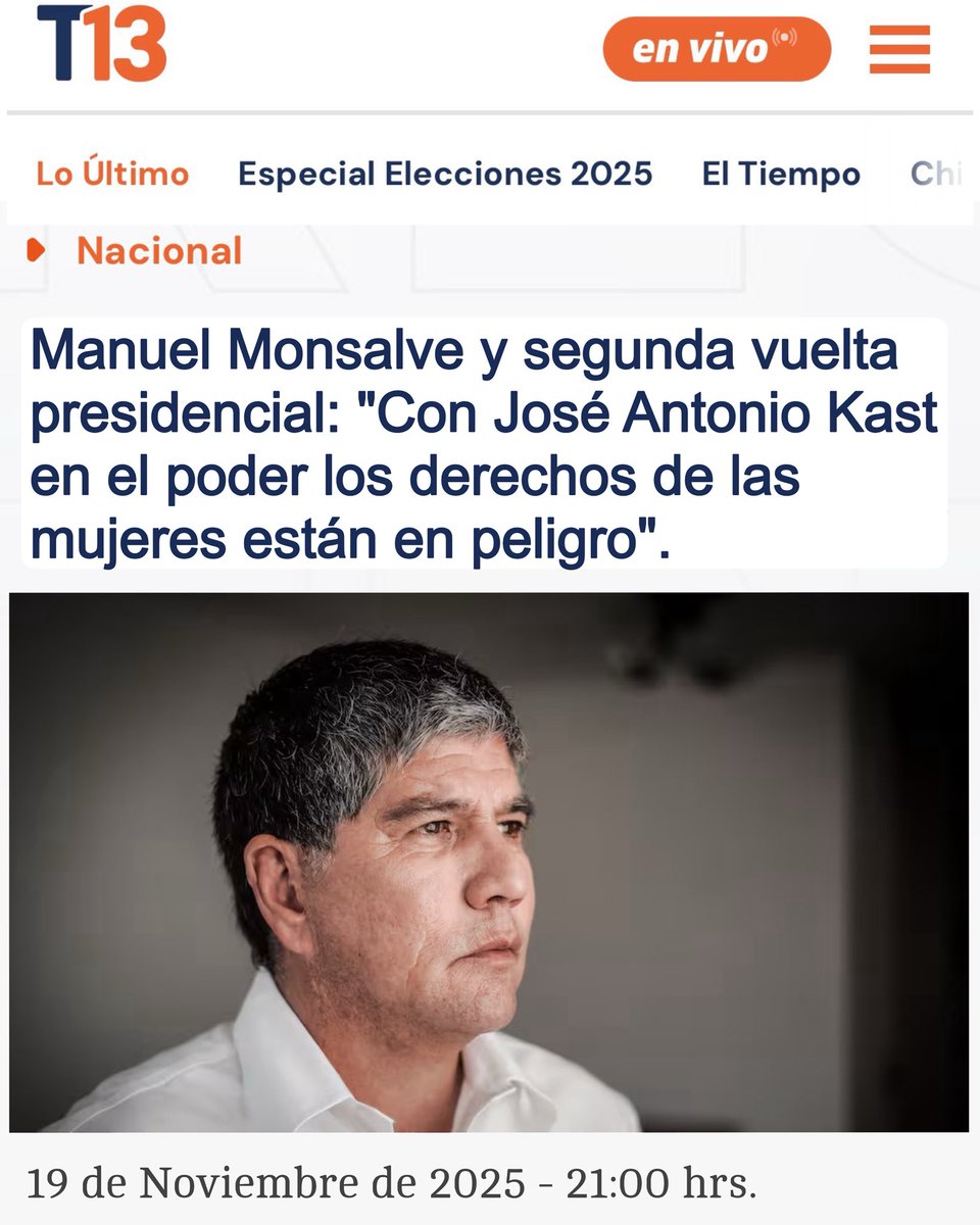 Debe ser parodia yo creo porque no puede haber un weón tan cara dura como Monsalve para mandarse una declaración así 😂