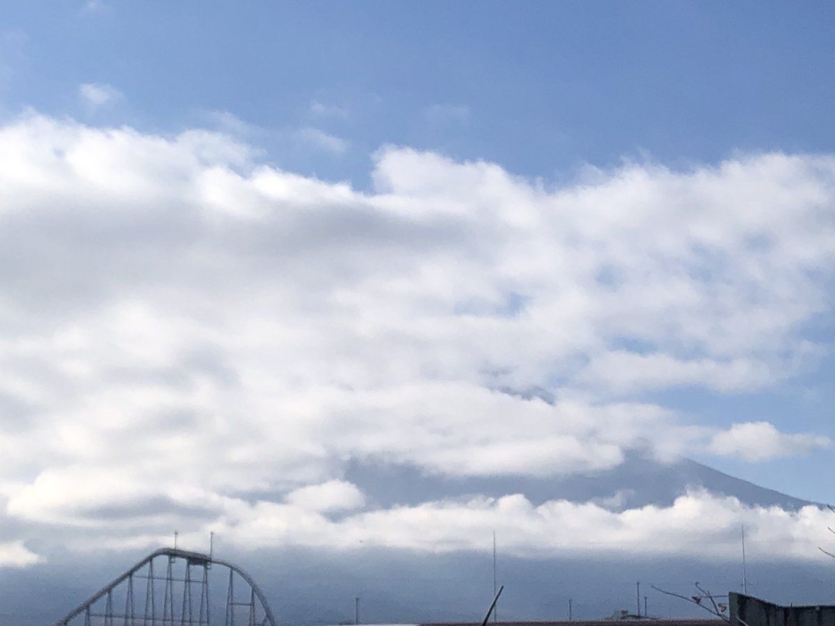 2023_ipW's tweet image. ＃富士山　＃富士河口湖町
富士山見えました。ただ、雲が多めですね。