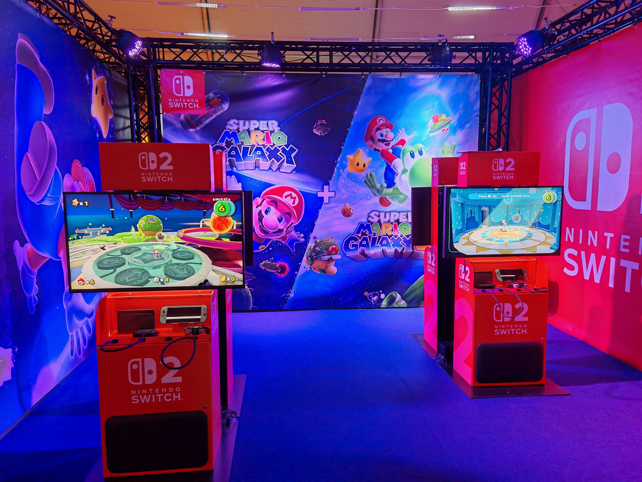 Carpa Nintendo Mágicas Navidades - Super Mario Galaxy 1 y 2