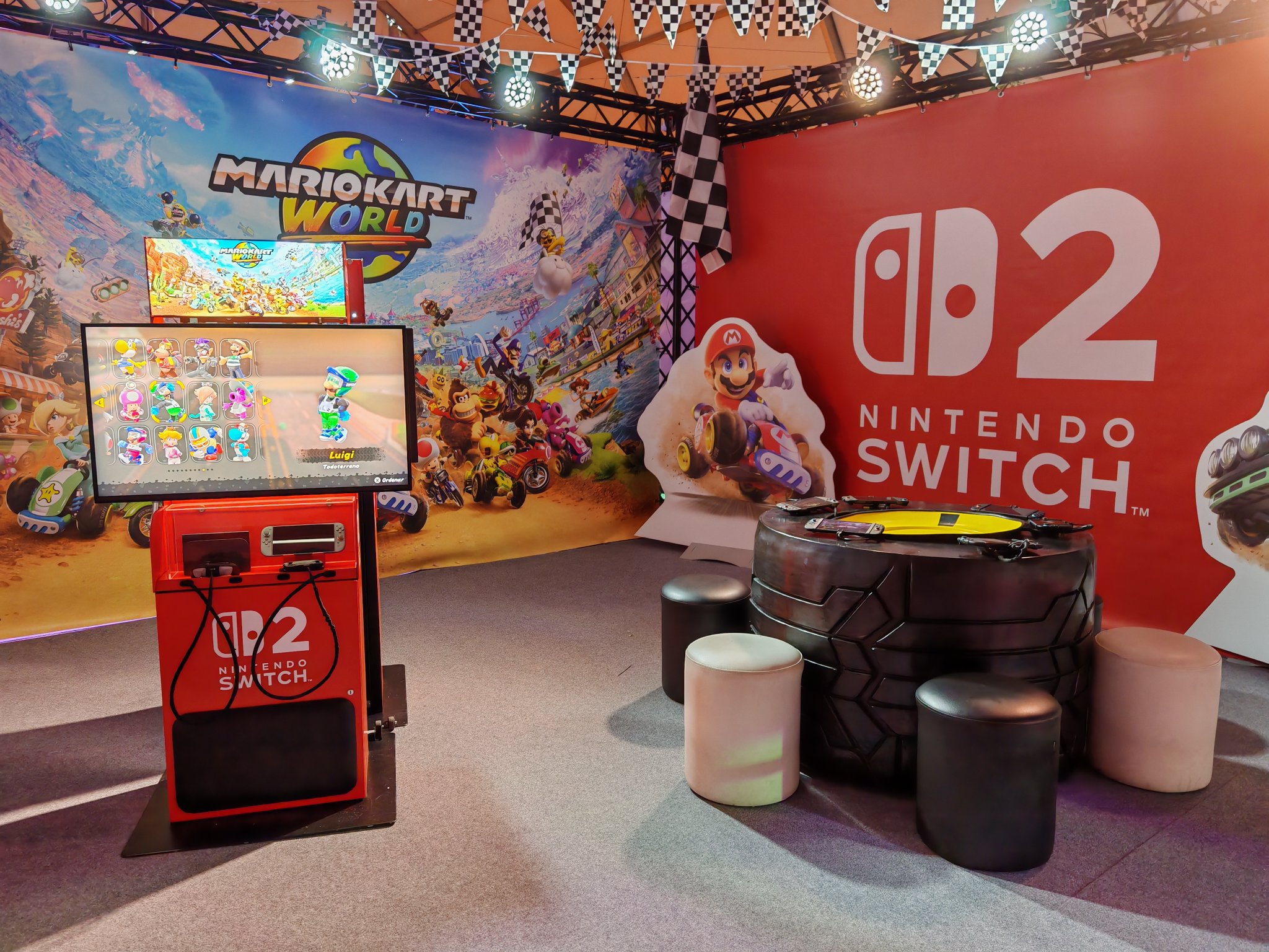 Carpa Nintendo Mágicas Navidades - Mario Kart World