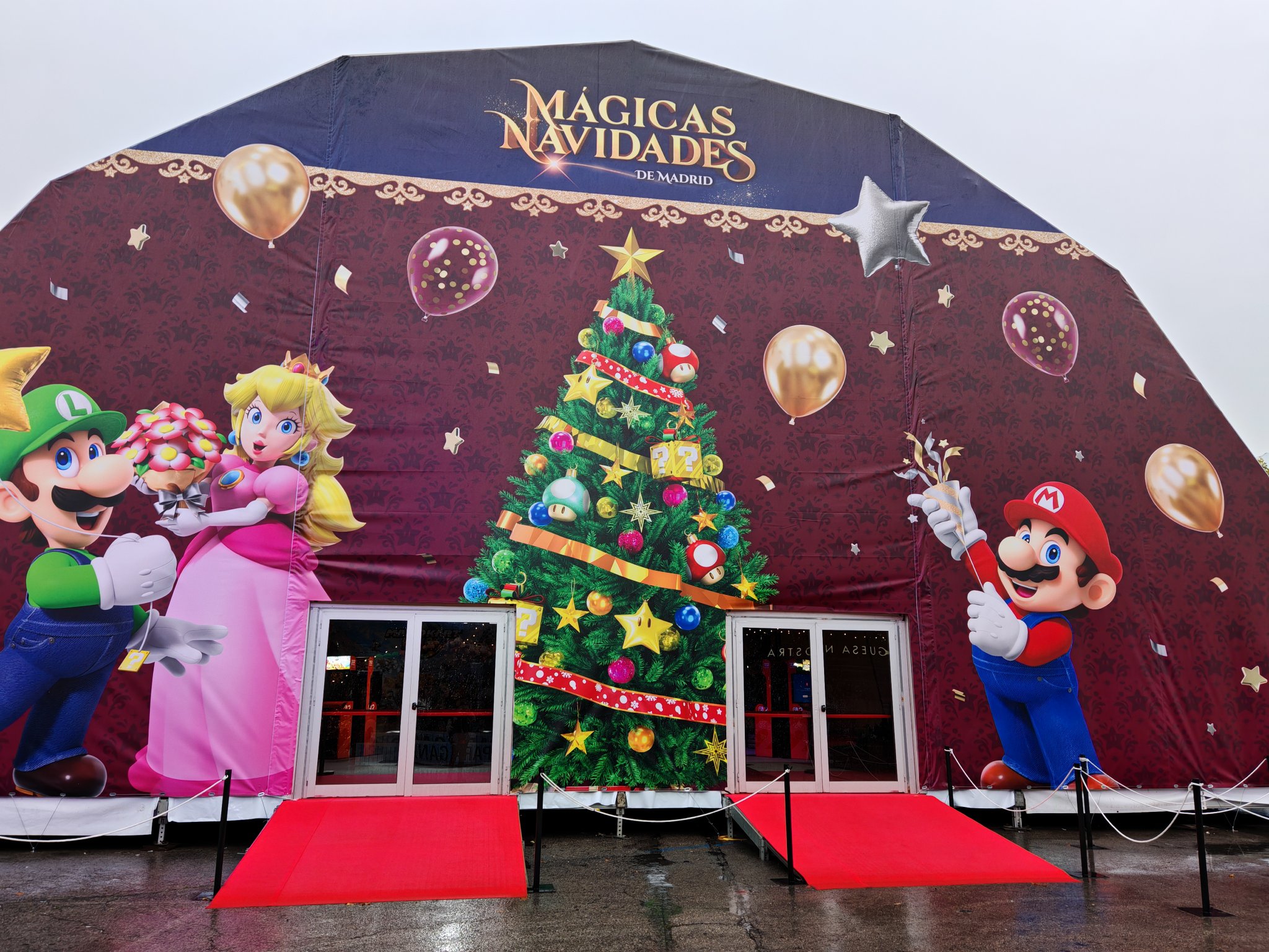 Carpa Nintendo Mágicas Navidades de Madrid