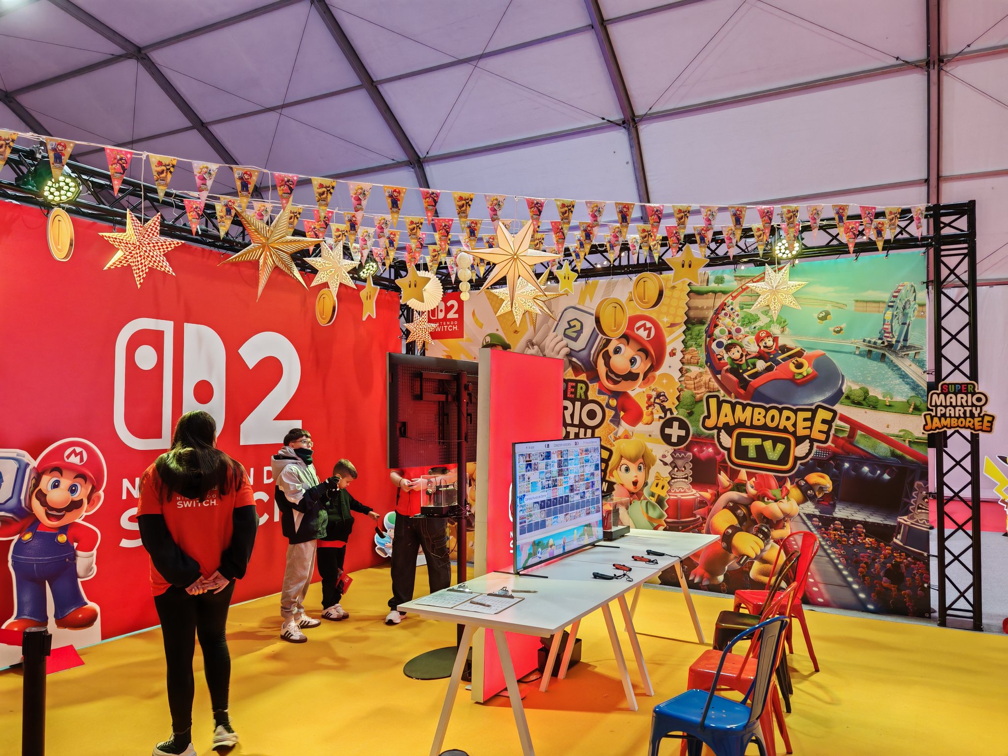 Carpa Nintendo Mágicas Navidades - Super Mario Party Jamboree + Jamboree TV