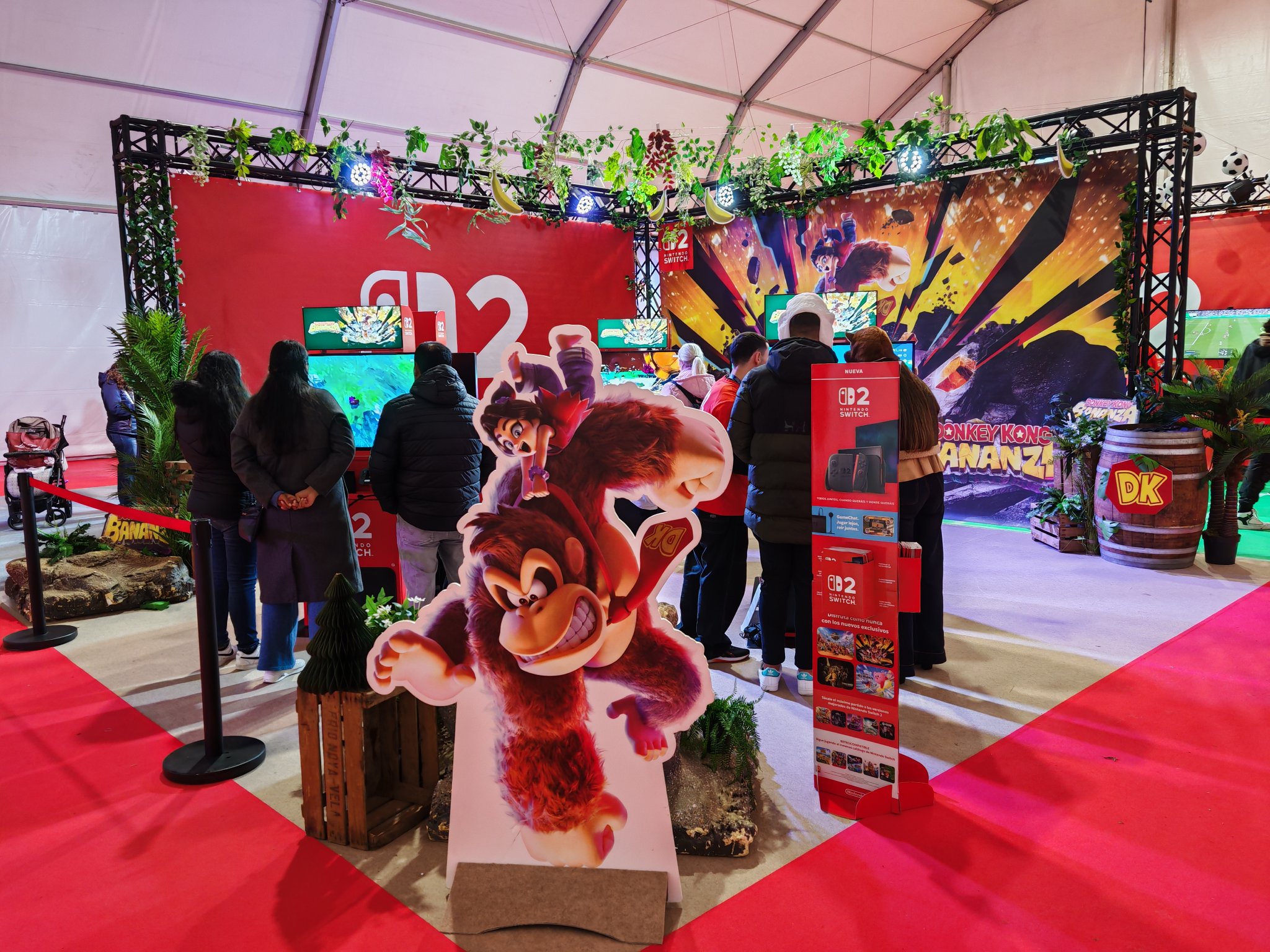 Carpa Nintendo Mágicas Navidades - Donkey Kong Bananza
