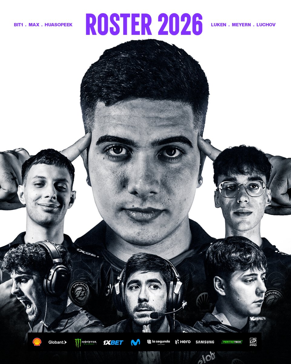 9zTeam's tweet image. Nuestro equipo para 2026.

A seguir representando a la celeste y blanca, a Latam, pero sobre todo, a la violeta.

🇦🇷 @LuknCSGO 
🇦🇷 @luchov_cs 
🇦🇷 @meyern 
🇺🇾 @maxgzez 
🇨🇱 @HUASOPEEK 
🇧🇷 @bit1 

#TodoVioleta 💜 #9ZMasArgentinoQueNunca