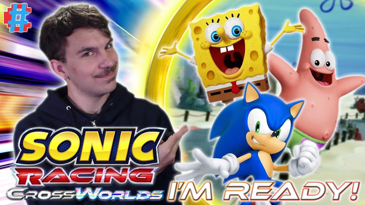 I'M READY! Let's check out the new SpongeBob DLC in Sonic Racing CrossWorlds! I was actually SpongeBob IRL once, ya know? #SonicRacingCrossWorlds #SonicTheHedgehog #SpongeBobSquarepants 

LIVE NOW!
YT▶️: youtube.com/live/V3nlB9hsg…
Twitch▶️: twitch.tv/connorxcrash