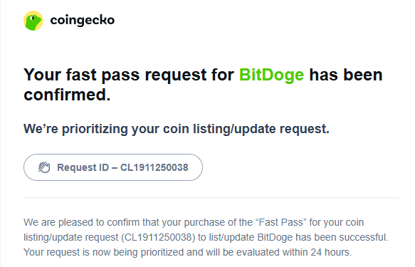 BitDogeETH's tweet image. Coingecko Team confirmed our fast pass request.

Please join to our community and stay tuned for big things.

CA: 0x7bf29cb2afc6b1618547dd03fe9324b53439c3a6

#BitDoge #ETH #Coingecko