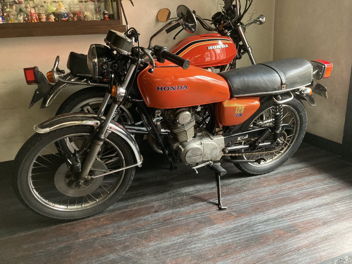 エンジン積み替えたCB125JXが絶好調です🏍️💨 初期型の昭和50年式