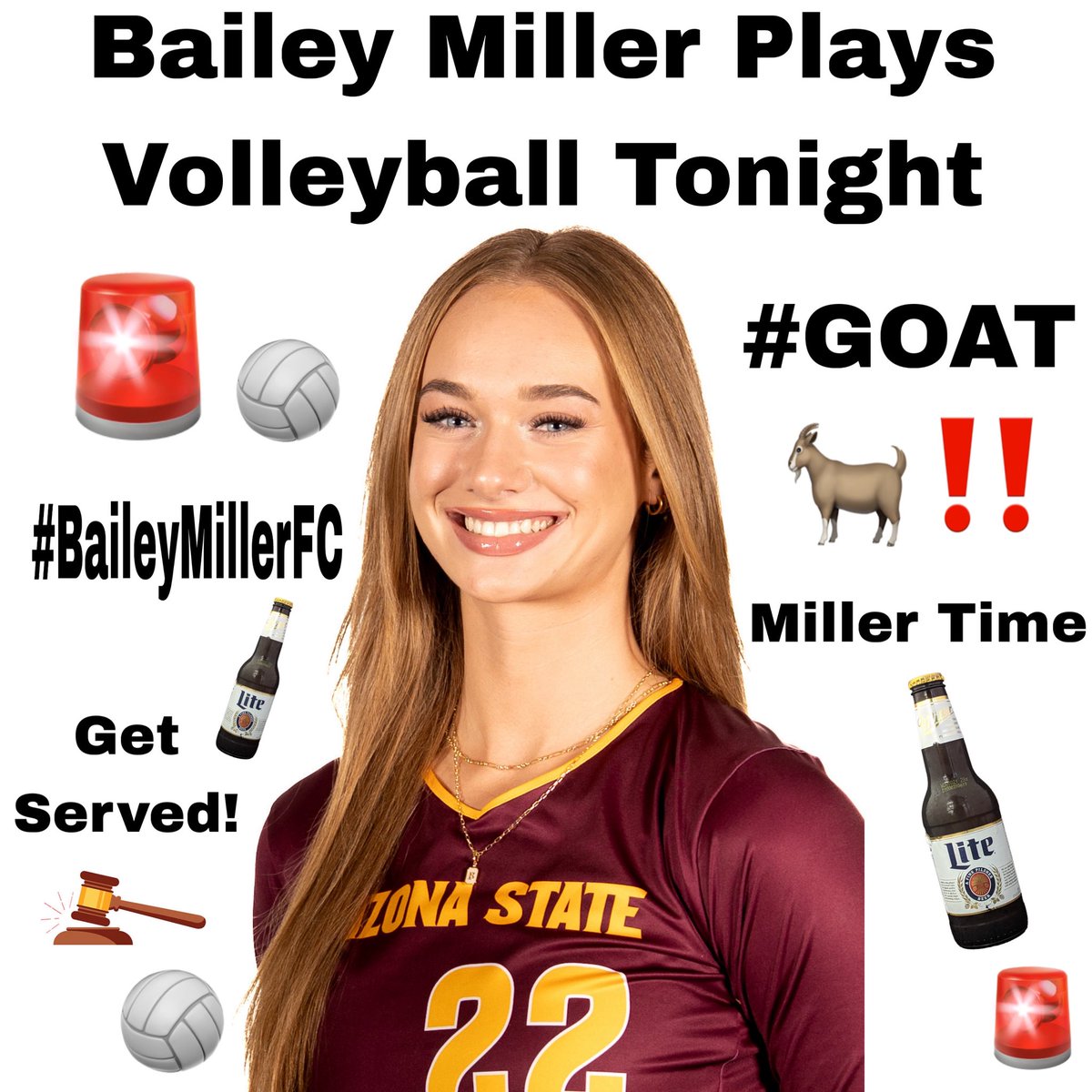 And…. <a href="/SunDevilVB/">Sun Devil Volleyball</a> wins again!

#BaileyMillerFC #MillerTime🍺
