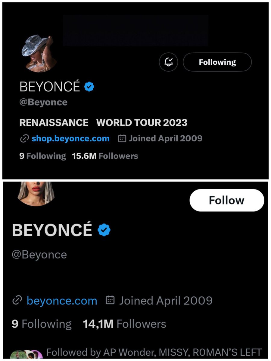 houstxmaraj's tweet image. It hasn’t been only Nicki Minaj losing followers it’s been multiple celebrities because of the amount of accounts being taken. 

Pls stop spreading false information.