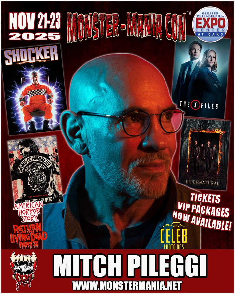 PhillyCyberGeek's tweet image. 💥 FUN FACT: Mitch Pileggi, Annabeth Gish &amp;amp; Robert Patrick all appeared on both #TheXFiles &amp;amp; #SonsOfAnarchy!

Catch these stars in person at @MonsterManiaCon #Philly #ComicCon! 👽🛸🏍️

#XFiles #SOA #Action #SciFi #Supernatural #Horror #Thriller #Philadelphia