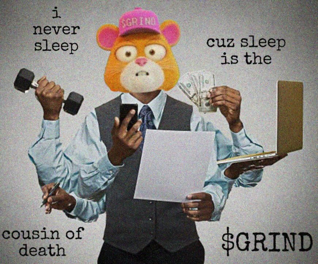 i never sleep
cuz sleep is the
cousin of death