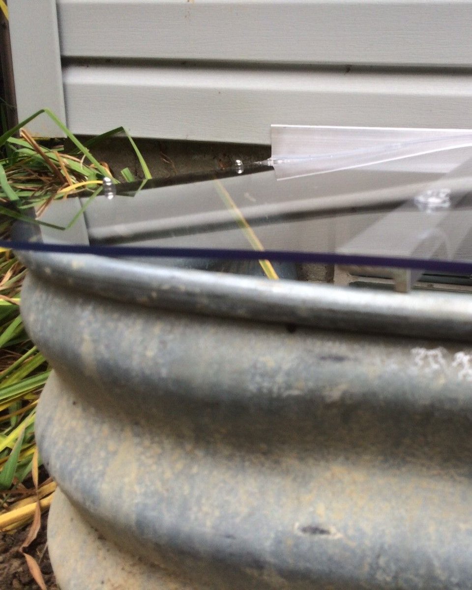 windowwell's tweet image. Sloped window well covers are our best sellers, and you can see why--a slight slope from back to front and side to side will help shed water away from your window well.