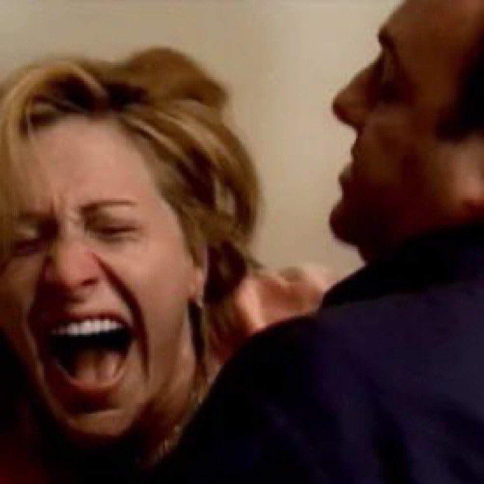 SopranosWorld's tweet image. How it feels to hear Christmas music before Thanksgiving