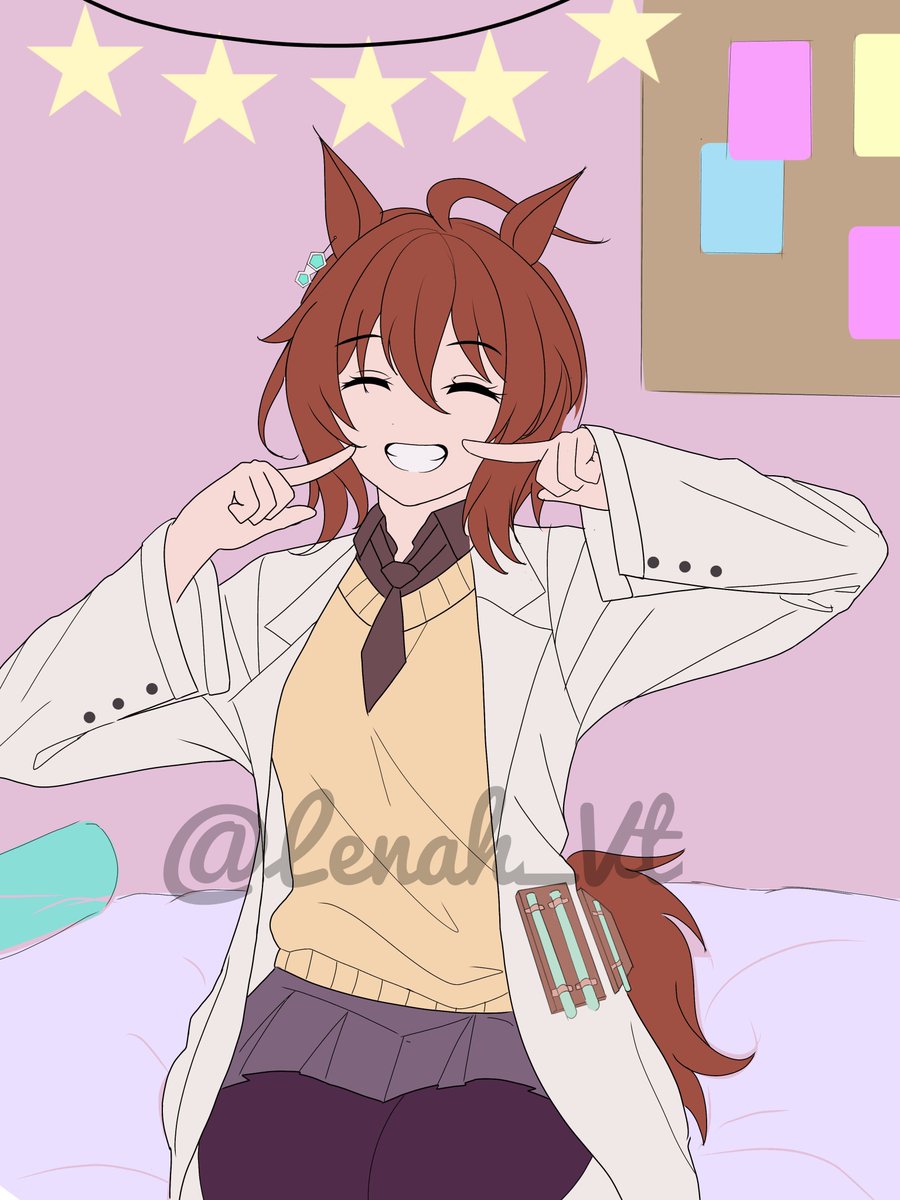 lenah_vt's tweet image. Completed this artwork last month for a client, never got the chance to share it until now!  Would love to hear your thoughts on it :3

#Oc #Wip #Basecolor #AgnesTachyon #commissionart #illustration #artmoots #artshare #Animestyle #project #Lenah_vt