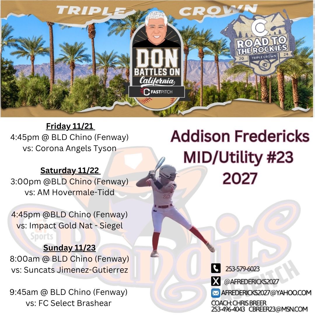 AFredericks2027's tweet photo. @SacStSoftball Love to see you at the fields.  Travel safe! https://t.co/U3o9j5cGlo