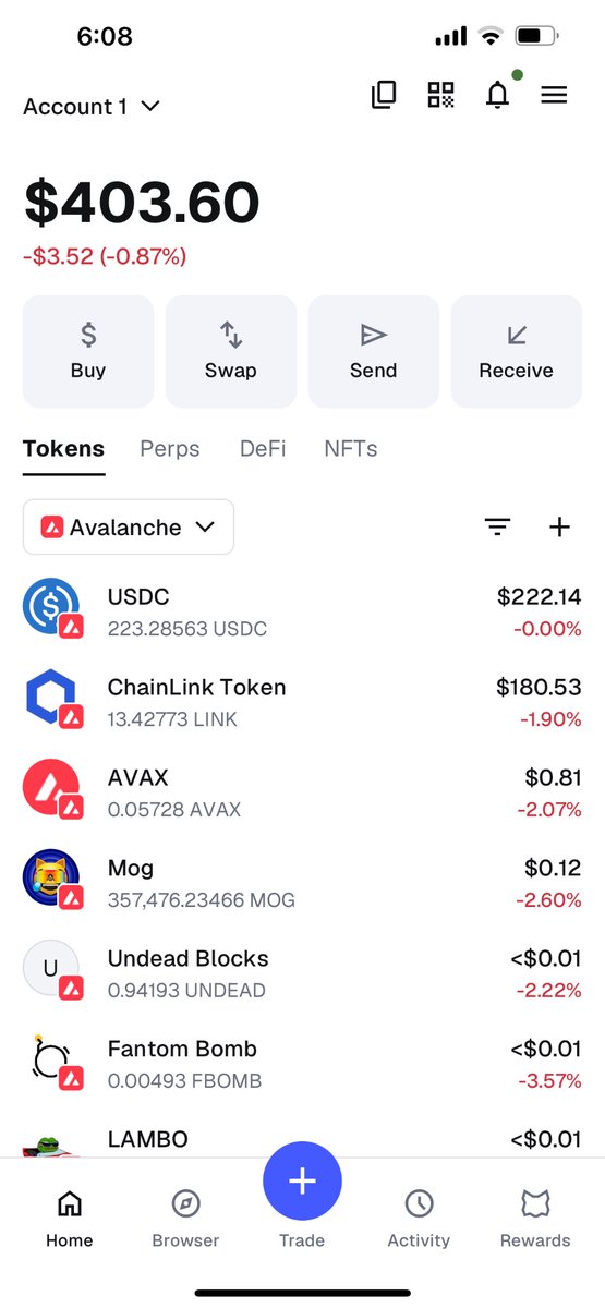 $BLACK 

<a href="/BlackholeDex/">Blackhole</a>
 on 
<a href="/avax/">Avalanche🔺</a>
 just finished epoch 18. 122k veblack earned me 223 $USDC 

Previous rewards (187$) was LP for LINK/USDC. Earned 10%+ for the week on LPs. Converted the rest to $LINK. Will repeat.

Escape Velocity season 4 ends 20 Nov. 

<a href="/elliotrades/">EllioTrades</a>
