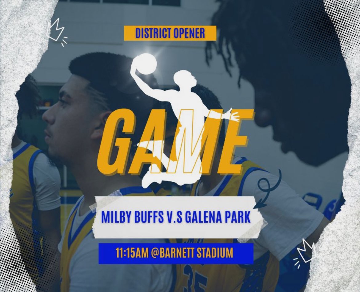 We Back at it!!
First District game at Barnett this Saturday. <a href="/11/">Eleven</a>:15

Also come see our freshman and JV play At MILBY THIS FRIDAY 6:715pm