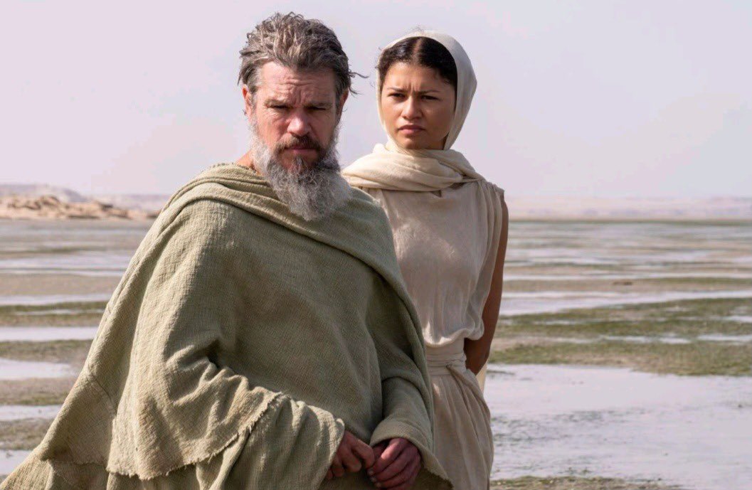 sourcedaya's tweet image. The first look at Zendaya as Athena in Christopher Nolan’s ‘THE ODYSSEY’ has been released.