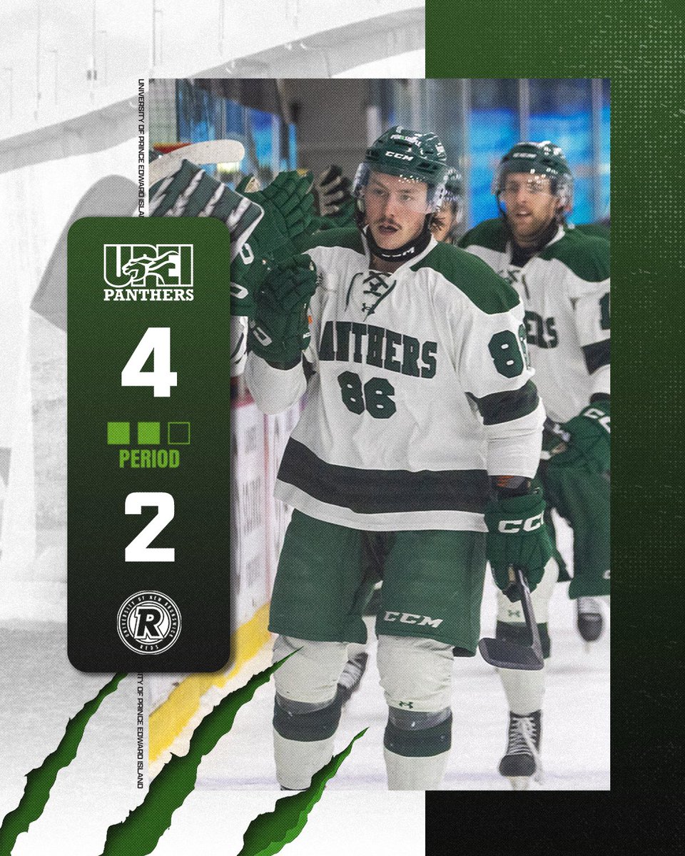 UPEIMHockey's tweet image. AFTER 2 | #Panthers 4 – Reds 2 

Took it to them in the second period!💪

#GoPanthersGo | #Hockey