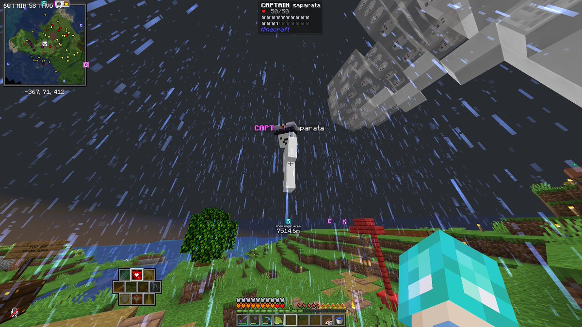 MAGlCSINGS's tweet image. leave it to saparata to build his saps tower in EVERY server he’s in… #terminasmp