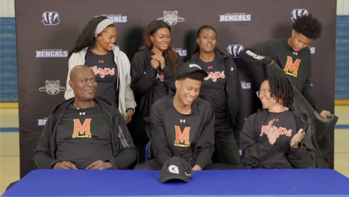 It's official: Baba Oladotun has committed to Maryland.

The 5-star forward and Silver Spring native stays home. He's 247Sports' No. 10 recruit in the 2026 class and No. 1 player in the state of Maryland.

Buzz Williams now has two 5-star commits in 8 months as head coach.