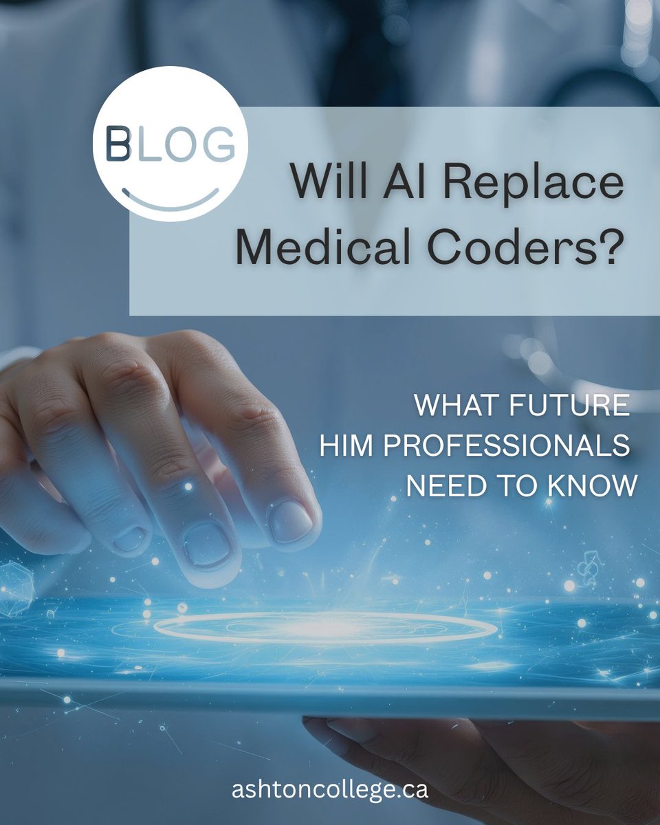 AshtonCollege's tweet image. 💡 Will AI replace medical coders? Not quite. Skilled HIM pros are still essential for accuracy, compliance &amp;amp; patient safety.

Learn why human expertise is irreplaceable →ashtoncollege.ca/ai-medical-cod…

#HIM #MedicalCoding #AIinHealthcare #HealthcareCareers #AshtonCollege