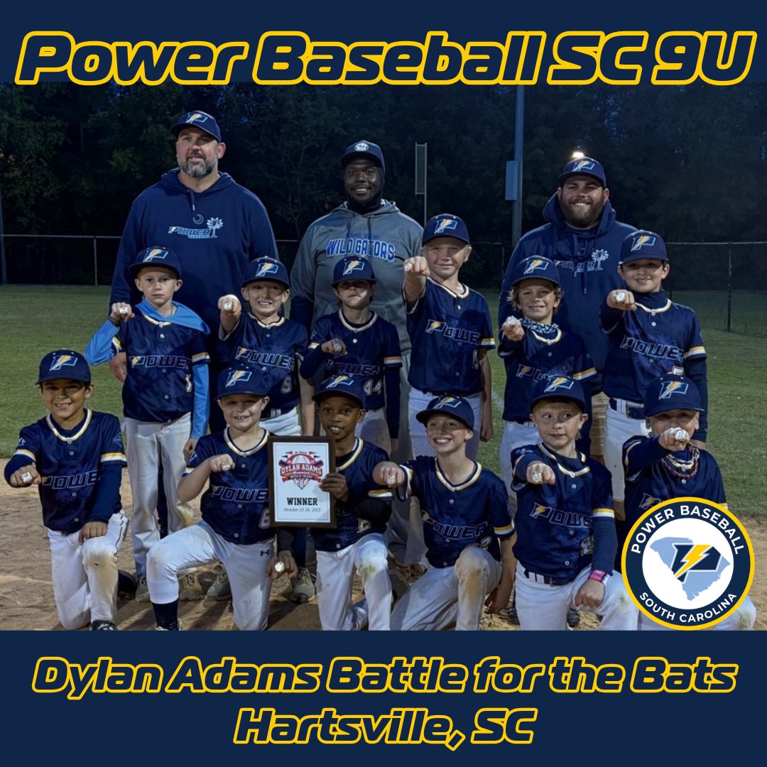 PowerBSBSCYouth's tweet image. Congratulations to Power Sc 9U Gold on placing in 2 of their 5 tournaments this fall ! Finishing the fall season at 13-5 

#More4Most #PowerUp ⚡️