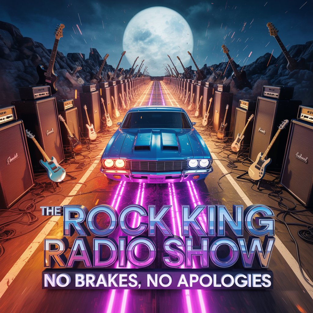 RockKingBobbyD's tweet image. The Rock King Radio Show unloads another two-hour chaos blast with this week’s theme: No Brakes, No Apologies, a full-throttle salute to the anthems that built rock radio. 
#RockKingRadio #ChaosArmy #RockLives #TwistedSister #SkidRow #ACDC #FireHouse #OzzyOsbourne #ExistLoudly
