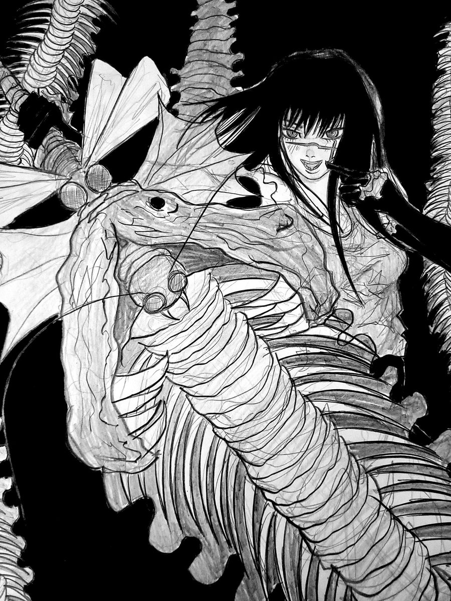 Yoru con el látigo Carbonifero

#chainsawman #チェンソーマン