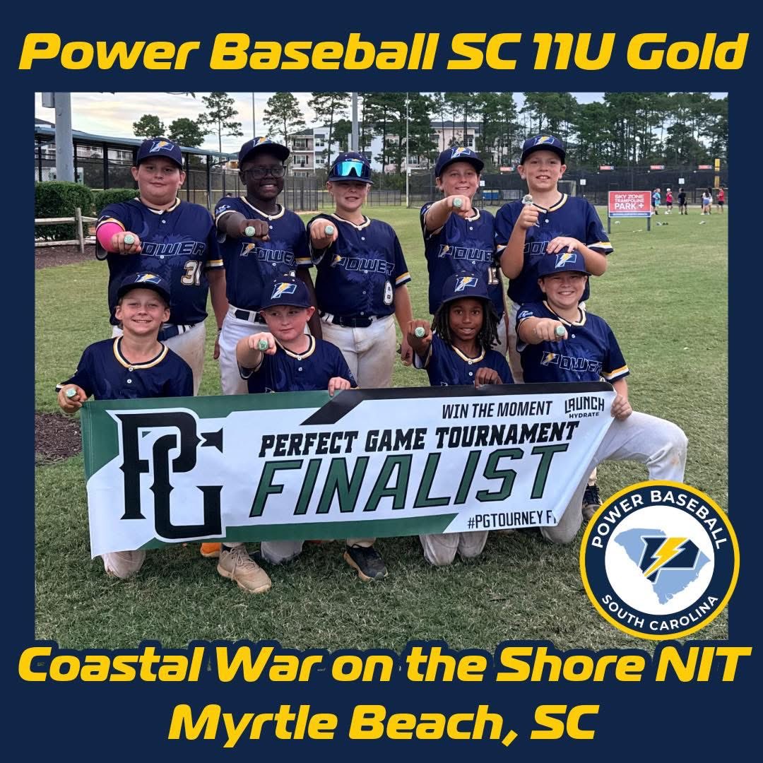 PowerBSBSCYouth's tweet image. Congratulations to Power Sc 11U Gold on finishing the Fall season at 13-7 with placing in 3 of their 5 tournaments! 

#PeeDeeGrandStrandRegion #More4Most #PowerUp ⚡️