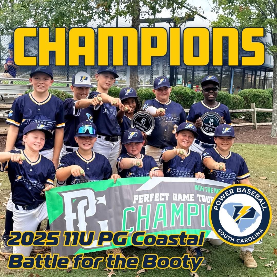 PowerBSBSCYouth's tweet image. Congratulations to Power Sc 11U Gold on finishing the Fall season at 13-7 with placing in 3 of their 5 tournaments! 

#PeeDeeGrandStrandRegion #More4Most #PowerUp ⚡️