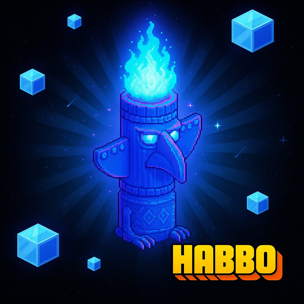 joawzim's tweet image. Habbo, how about gifting the community this Christmas with an amazing Trippy Totem? Trippy effects would be incredible to receive as well! #Habbo @HabboPTBR 

How many emeralds would you pay for this rarity? 🔹🔷✨