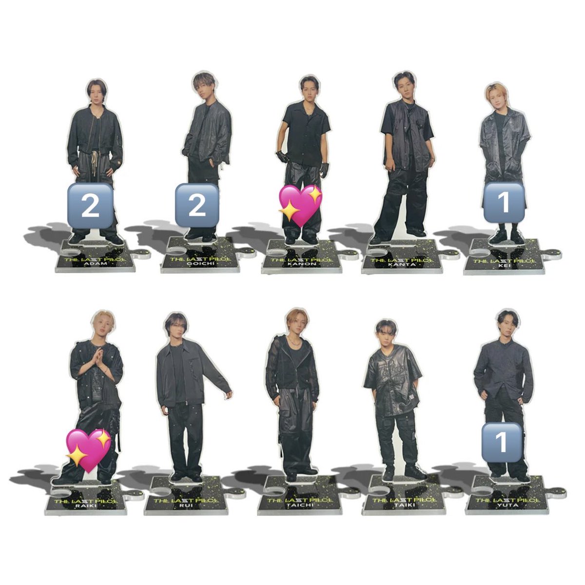 mii_s1n's tweet image. ラスピ　アクスタ交換

求　KANON RAIKI 💖

譲　 画像の物

BF愛知ファンミ3公演or郵送

#thelastpieace #BMSG交換 #ラスピ交換