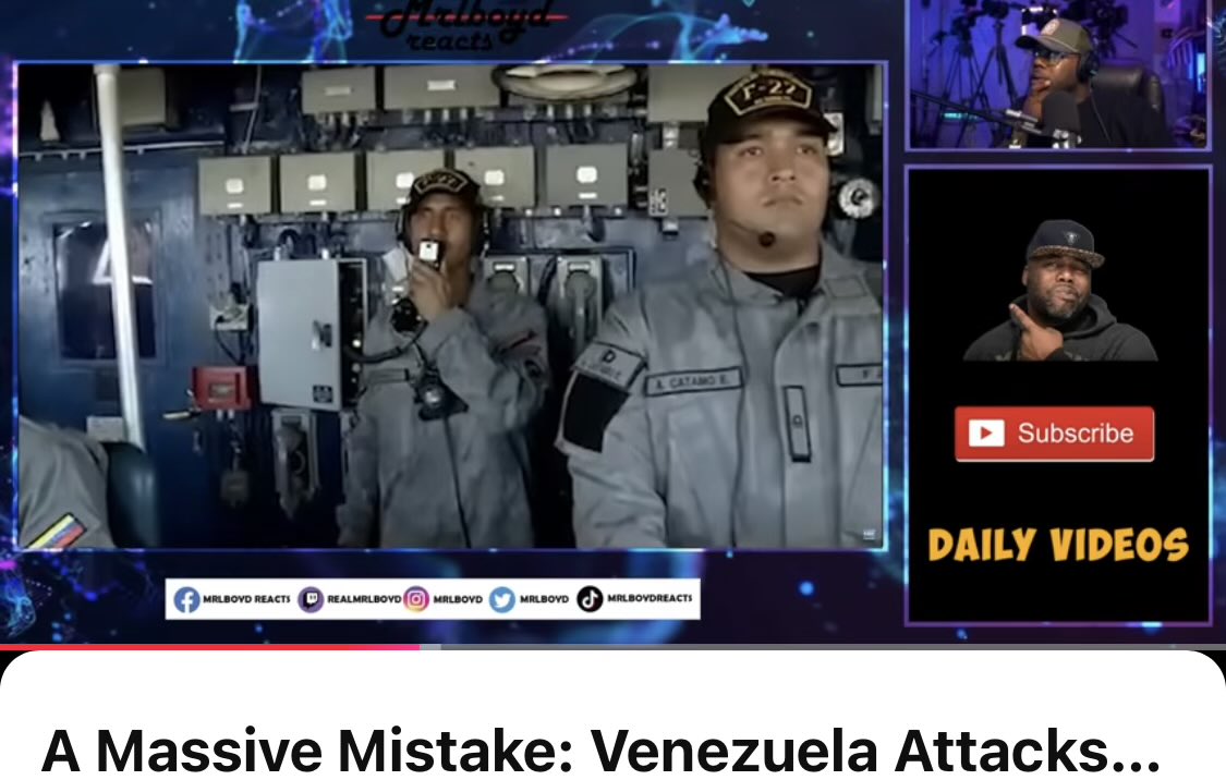 OnyxCrack's tweet image. A Massive Mistake: Venezuela Attacks… the Wrong American Ship youtu.be/GzwuiMogXGs?si…