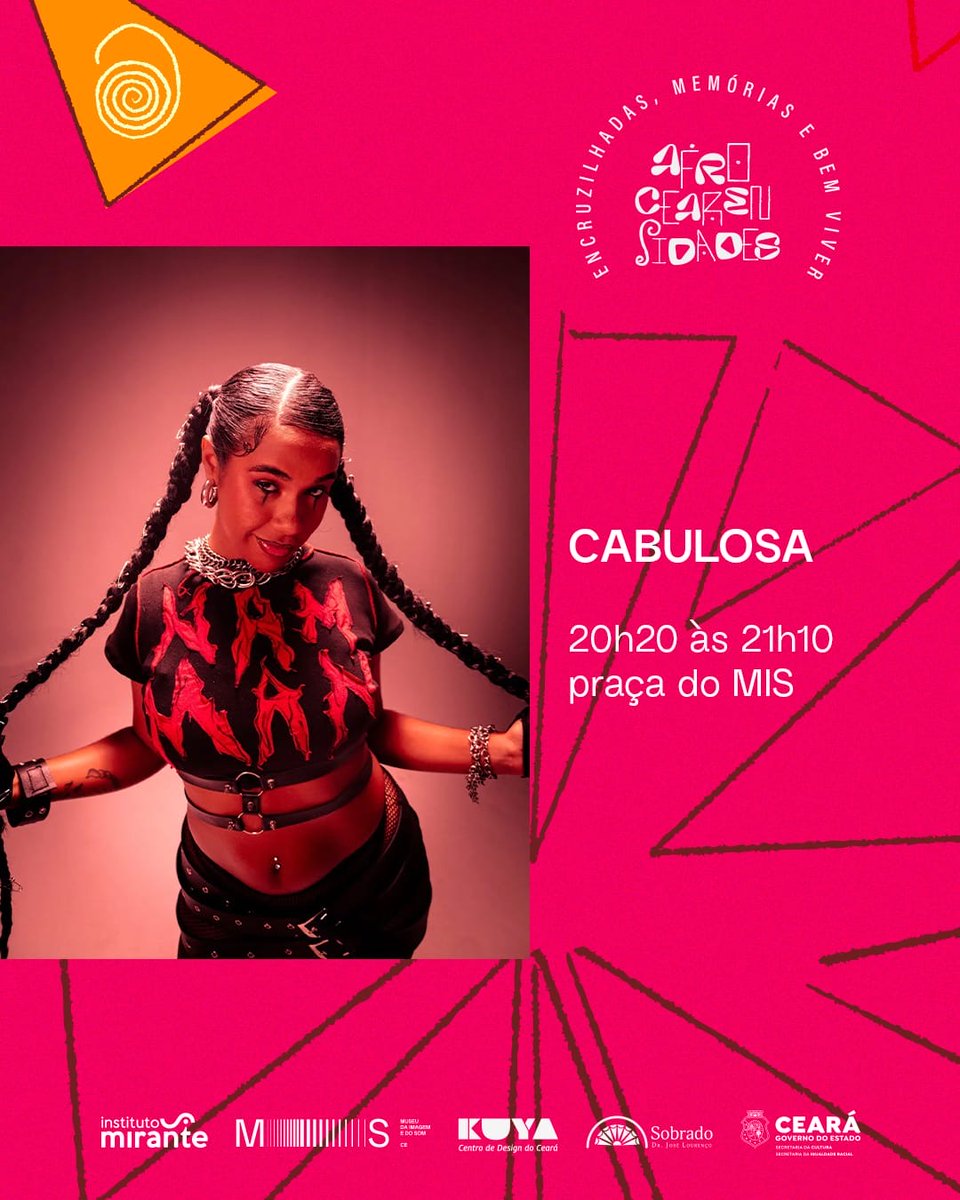 cabulosona's tweet photo. Pra estimular a valorização do rap feito por mulheres, especialmente em fortal, compartilha esse post 🌹
chega amanhã, dia 20, a partir das 20h20 🫶🏾 https://t.co/d4uouPZz9R
