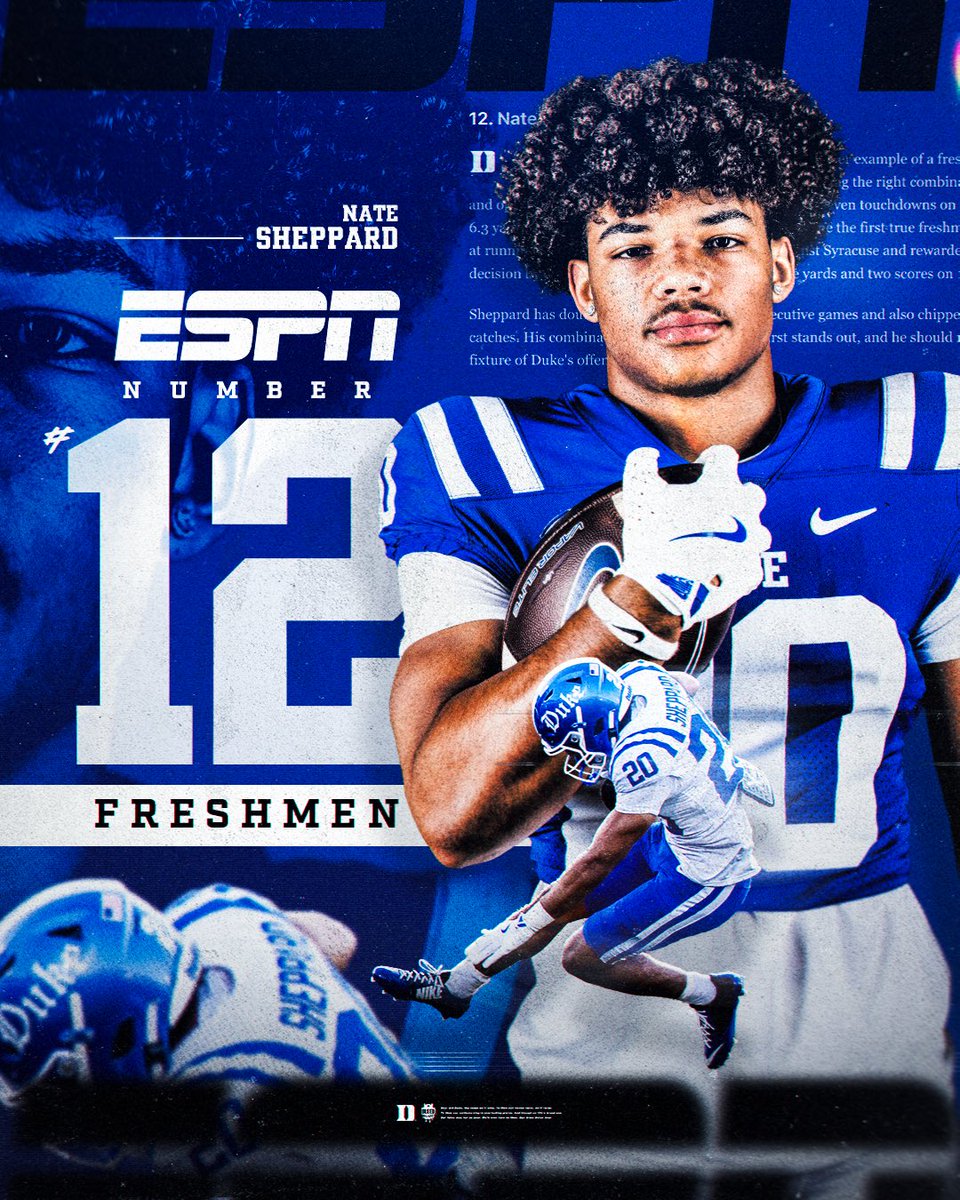 DukeFOOTBALL's tweet image. Elite 😈 @NateShep20