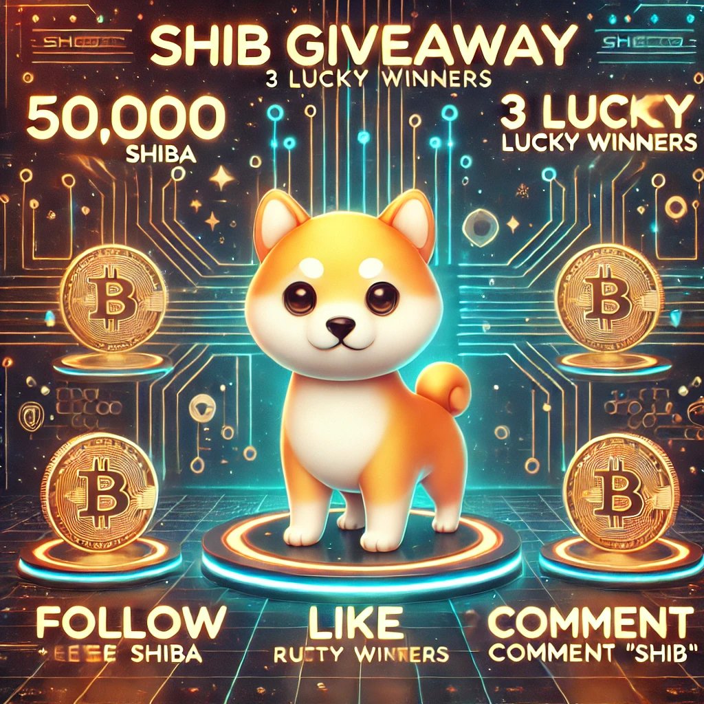 SHIBCRACKc's tweet image. 🚀 SHIB GIVEAWAY is Live!
I’m giving away 500,000 SHIBA to 3 lucky winners! 🐾💛

To Enter:
1️⃣ Follow me
2️⃣ Like this post
3️⃣ Retweet
4️⃣ Comment: “SHIB”

⏳ Winners will be announced in 24 hours!
Let’s grow together, SHIB Army! 🔥🐶

#SHIBA #SHIBARMY #CryptoGiveaway #ShibaInu