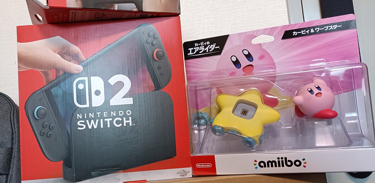 dsn_michael's tweet image. ついにSwitch2来た……😭