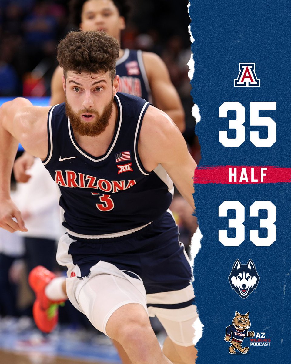 PHNX_Wildcats's tweet image. Halftime from Storrs. 

Arizona narrowly leading this marquee matchup! 

Gif reactions below! ⤵️