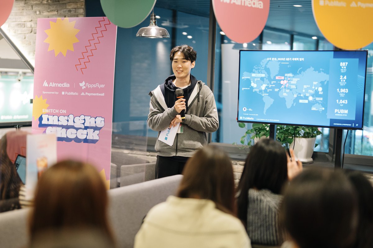 PubMatic's tweet image. Last week, we proudly sponsored the G-STAR Cafe in Busan, Korea, together with Almedia, AppsFlyer, and Paymentwall, Inc. Special thank you to everyone who stopped by, and to PubMatic&apos;s Suin Choi for sharing insights on brand advertising. 

#Advertising #AdTech #Programmatic