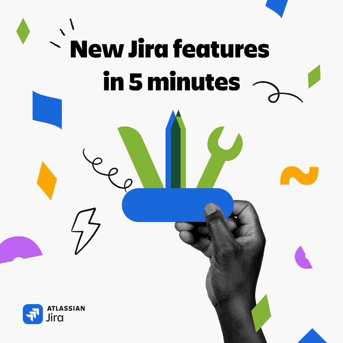 Atlassian's tweet photo. With the holidays right around the corner, we’ve got new Jira features to help you wrap up work quickly and log off already! 

Get up to speed on the latest and greatest in our recap video. ➡️ https://t.co/6viNDBAUh1 https://t.co/PGb5ebMo0m