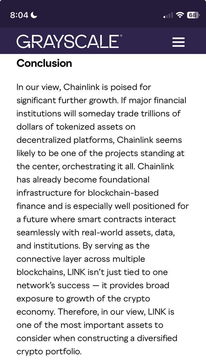 Read it twice. $LINK won’t be on discount for much longer…