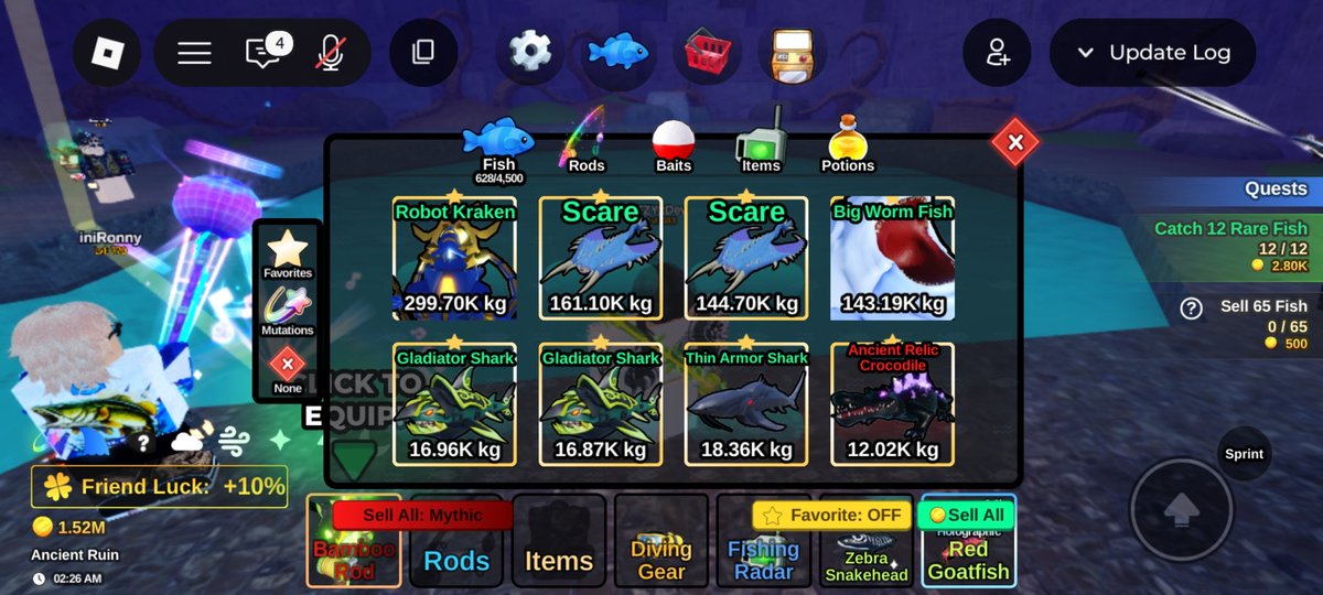 2 secret dikasih sama pacarku, sisa secret hasil tangkapan sendiri😀✊🏻