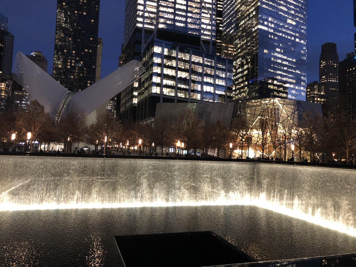 Finally visited the 9/11 Memorial. Beautiful, somber, powerful, quiet.
