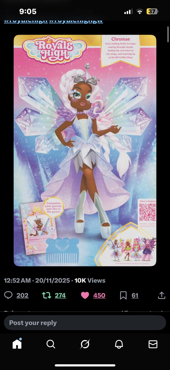 callmahchim's tweet photo. @bwrbiegirl #royalehigh #giveaway
My long time favourite halo is Hal21 and solarix! And my favourite season is def either royaleween or glitter frost!!!

Done with bonus but no friends 😞 https://t.co/9hCbtVFqvJ