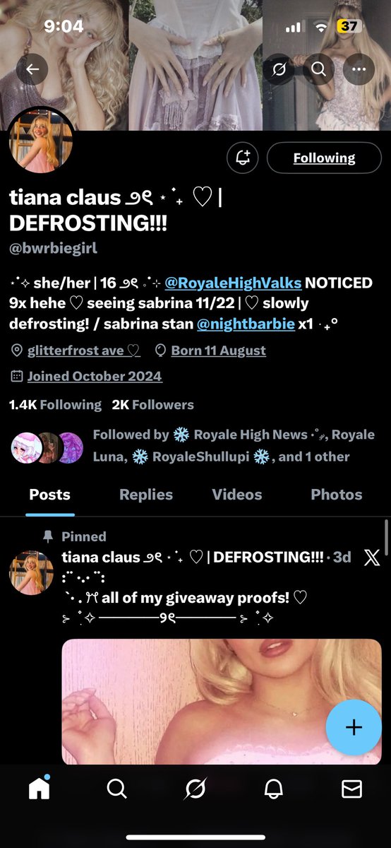 callmahchim's tweet photo. @bwrbiegirl #royalehigh #giveaway
My long time favourite halo is Hal21 and solarix! And my favourite season is def either royaleween or glitter frost!!!

Done with bonus but no friends 😞 https://t.co/9hCbtVFqvJ