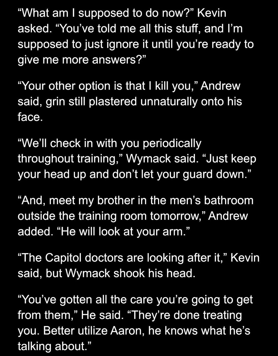 happy #wipwednesday and happy hunger games au release week! gonna start actually posting it on my birthday next week🥳 here are 4 excerpts from various povs to celebrate