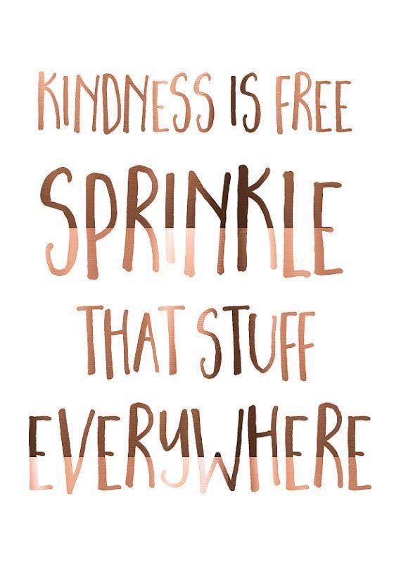LifeWithJohn's tweet image. Kindness is free,
Sprinkle that stuff everywhere!