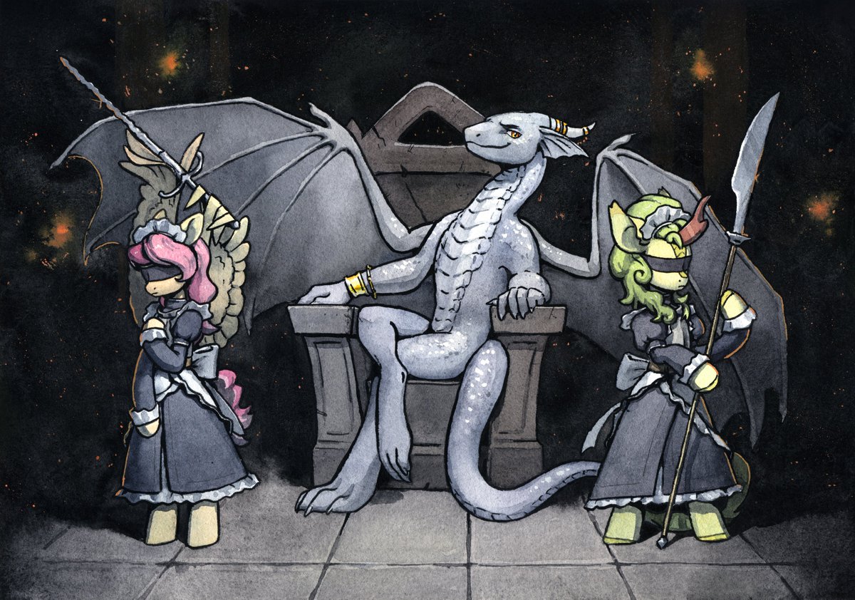 The dragon and his treasures

Watercolor  
Соmmissiоn for Taaldis1 ⚔️